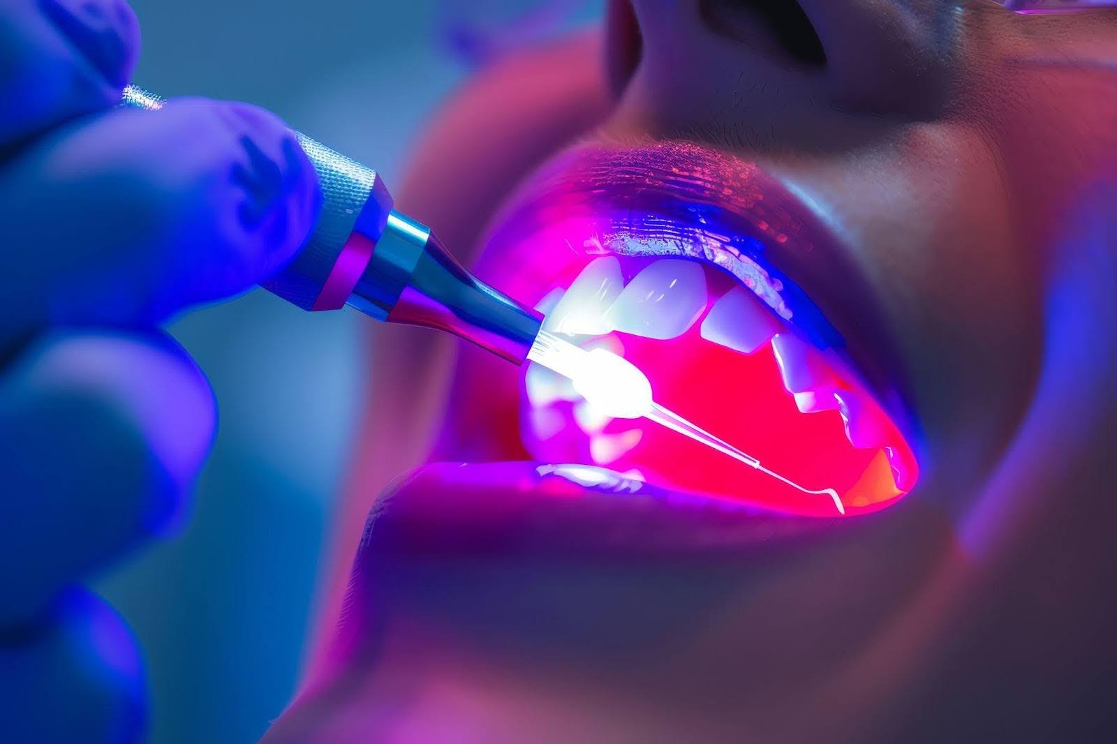 Laser dentistry equipment used for comfortable treatment